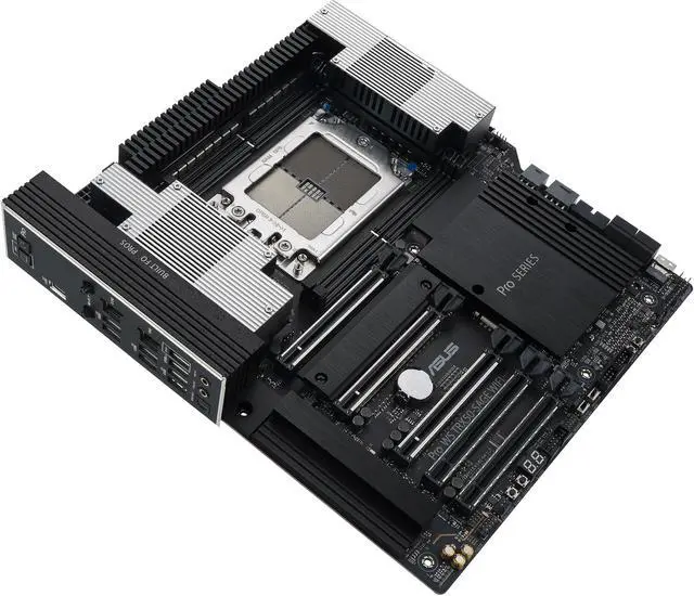 Alt view image 6 of 11 - ASUS Pro WS TRX50-SAGE WIFI CEB Workstation motherboard, AMD Ryzen™ Threadripper™ PRO 7000 WX-Series Processors,ECC R-DIMM DDR5, 36 power-stage, WiFi 7,PCIe 5.0 x 16, PCIe 5.0 M.2, 10 Gb and 2.5 Gb LAN, multi-GPU support.