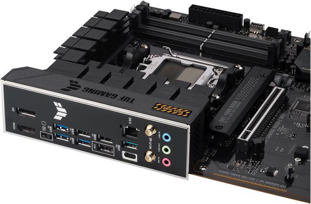 Alt view image 7 of 9 - ASUS TUF GAMING B650-E WIFI AMD B650 AM5 ATX motherboard, DDR5, 8+2 teamed power stages, PCIe 5.0, a PCIe 5.0 M.2 slot, Realtek 2.5 Gb Ethernet, Wi-Fi 6E, HDMI, DisplayPort, front USB 20Gbps Type-C