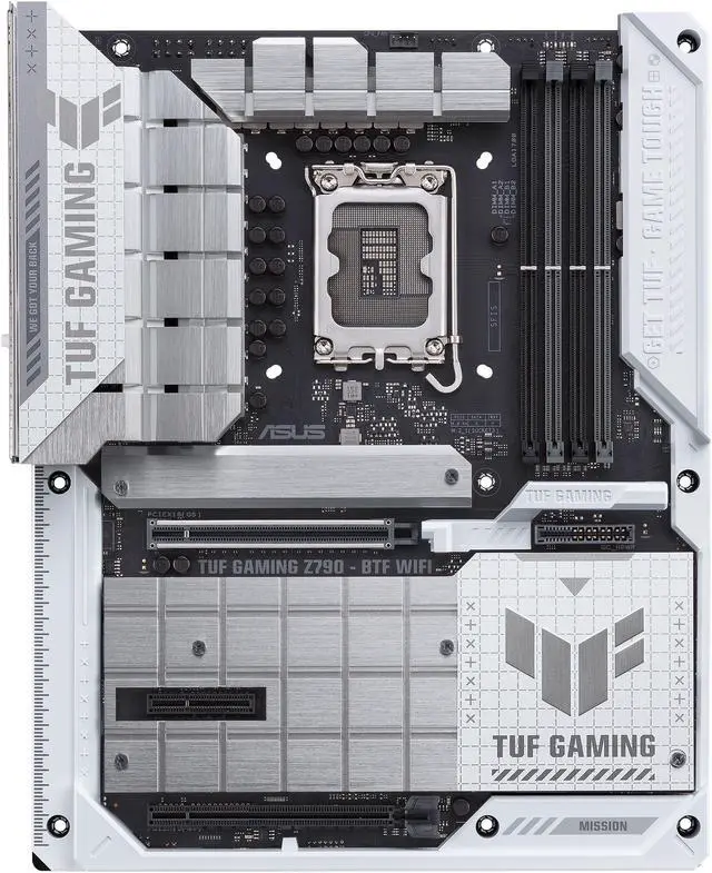 Alt view image 2 of 9 - TUF GAMING Z790-BTF WIFI Intel® Z790 (LGA 1700) ATX motherboard, Hidden-Connector Design, PCIe 5.0, four M.2 slots, 16+1+1 power stages, DDR5, Intel® 2.5Gb Ethernet, Intel® Wi-Fi 7, HDMI™, DisplayPort, Rear USB 20Gbps Type-C®, Front USB 10G