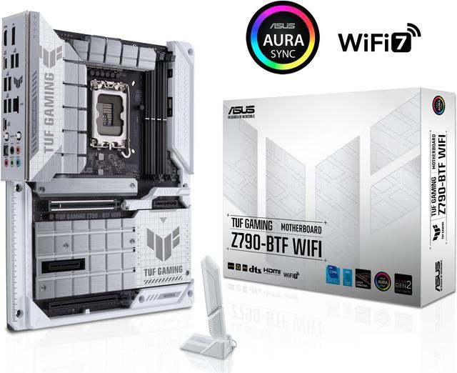 TUF GAMING Z790-BTF WIFI Intel® Z790 (LGA 1700) ATX motherboard, Hidden-Connector Design, PCIe 5.0, four M.2 slots, 16+1+1 power stages, DDR5, Intel® 2.5Gb Ethernet, Intel® Wi-Fi 7, HDMI™, DisplayPort - Newegg.com TUF GAMING Z790-BTF WIFI Intel® Z790 (LGA 1700) ATX motherboard, Hidden-Connector Design, PCIe 5.0, four M.2 slots, 16+1+1 power stages, DDR5, Intel® 2.5Gb Ethernet, Intel® Wi-Fi 7, HDMI™, DisplayPort - Newegg.com