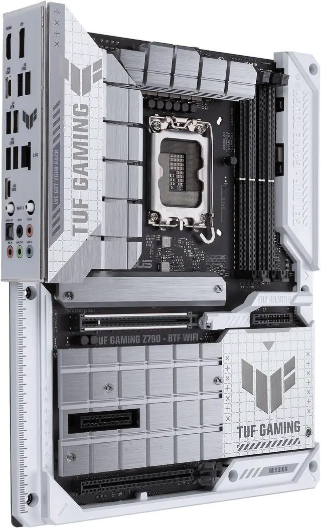 Alt view image 3 of 9 - TUF GAMING Z790-BTF WIFI Intel® Z790 (LGA 1700) ATX motherboard, Hidden-Connector Design, PCIe 5.0, four M.2 slots, 16+1+1 power stages, DDR5, Intel® 2.5Gb Ethernet, Intel® Wi-Fi 7, HDMI™, DisplayPort, Rear USB 20Gbps Type-C®, Front USB 10G