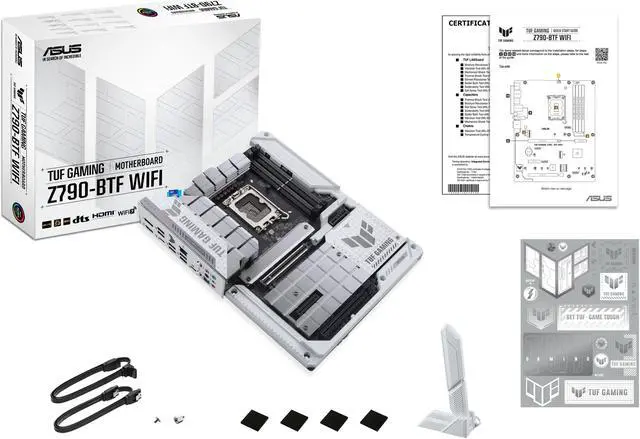 Alt view image 9 of 9 - TUF GAMING Z790-BTF WIFI Intel® Z790 (LGA 1700) ATX motherboard, Hidden-Connector Design, PCIe 5.0, four M.2 slots, 16+1+1 power stages, DDR5, Intel® 2.5Gb Ethernet, Intel® Wi-Fi 7, HDMI™, DisplayPort, Rear USB 20Gbps Type-C®, Front USB 10G
