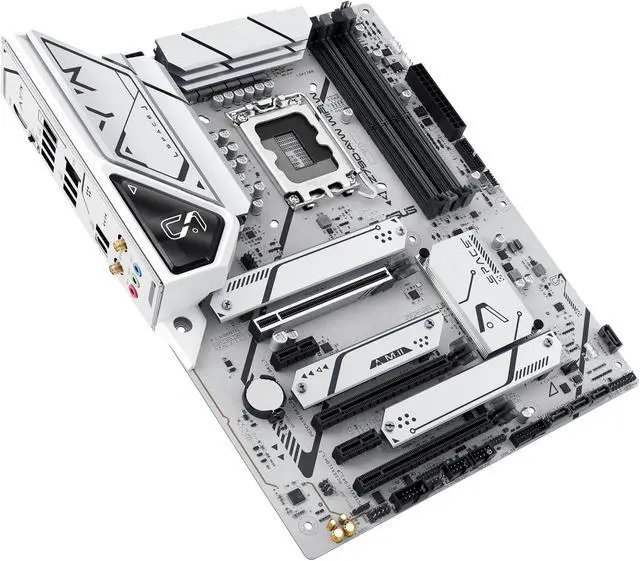Alt view image 10 of 10 - ASUS Z790-AYW WIFI W Intel Z790 (LGA 1700) ATX motherboard with PCIe 4.0, 3x M.2 slots, 12+1 DrMOS, DDR5, WIFI 6, 2.5Gb LAN, USB 10Gbps Type-C, Thunderbolt (USB4), Aura Sync, Armoury Crate