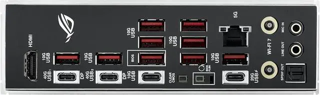 Alt view image 14 of 15 - ASUS ROG STRIX X870E-E GAMING WIFI AMD AM5 X870 ATX motherboard 18+2+2 power stages, Dynamic OC Switcher, Core Flex, DDR5 AEMP, WiFi 7, 5x M.2, PCIe 5.0, Q-Release Slim, USB4, AI OCing & Networking