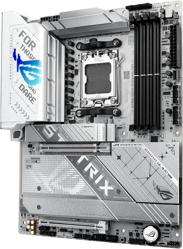 Alt view image 5 of 12 - ASUS ROG STRIX X870-A GAMING WIFI AMD AM5 X870 ATX motherboard 16+2+2 power stages, Dynamic OC Switcher, Core Flex, DDR5 AEMP, WiFi 7, 4x M.2, PCIe 5.0, Q-Release Slim, USB4, AI OCing & Networking