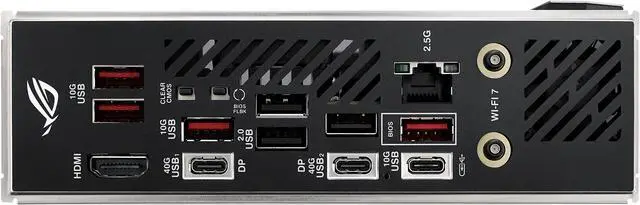 Alt view image 7 of 7 - ASUS ROG STRIX X870-I GAMING WIFI AMD AM5 X870 Mini ITX mITX motherboard 10+2+1 power stages, Dynamic OC Switcher, Core Flex, DDR5 AEMP, WiFi 7, 2x M.2, PCIe® 5.0, Q-Release Slim, USB4®, AI OCing & Ne
