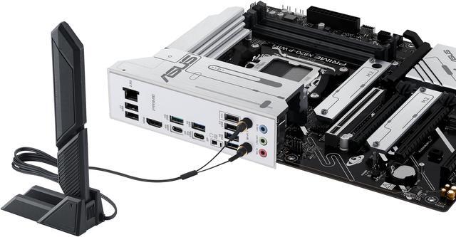 Alt view image 10 of 12 - ASUS PRIME X870-P WIFI AMD AM5 X870 ATX motherboard 14+2+1 80A DrMOS power stages, DDR5, PCIe 5.0 , PCIe 5.0 x16, Q-Release, 4x M.2 , Wi-Fi 7, Q-Antenna, 2.5Gb LAN, USB4, USB Type-C, BIOS FlashBack