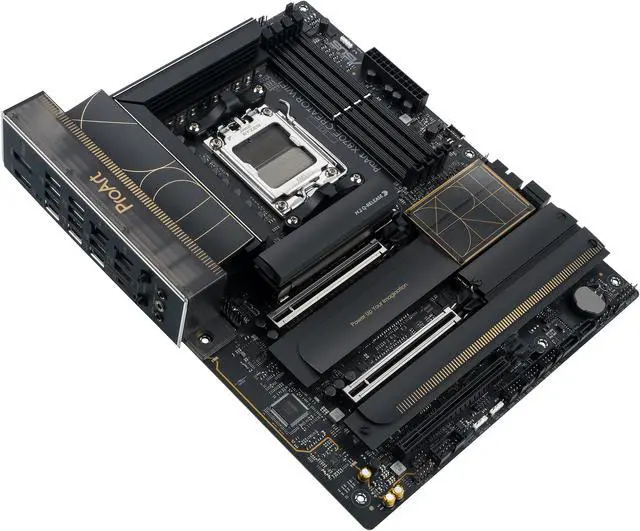 Alt view image 10 of 12 - ASUS ProArt X870E-CREATOR WIFI AMD AM5 X870E ATX Motherboard PCIe 5.0 x16 slots with full support for next-gen GPUs, 16+2+2 power stages, DDR5, dual USB4, 10 Gb & 2.5 Gb LAN, WiFi 7, four M.2 slots