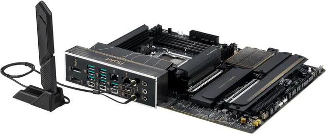 Alt view image 13 of 12 - ASUS ProArt X870E-CREATOR WIFI AMD AM5 X870E ATX Motherboard PCIe 5.0 x16 slots with full support for next-gen GPUs, 16+2+2 power stages, DDR5, dual USB4, 10 Gb & 2.5 Gb LAN, WiFi 7, four M.2 slots