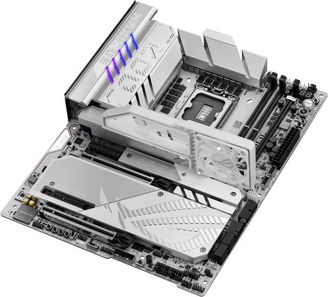 Alt view image 6 of 13 - ASUS ROG MAXIMUS Z890 APEX Intel® Z890 LGA 1851 ATX motherboard, Advanced AI PC-ready, 22+2+1+2 stages, DDR5, WiFi 7, 5G LAN, 3x PCIe® 5.0 M.2, Thunderbolt™ 4, USB Type-C®, AI OC, Cooling & Networking