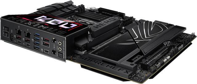 Alt view image 10 of 13 - ASUS ROG MAXIMUS Z890 HERO Intel® Z890 LGA 1851 ATX motherboard, Advanced AI PC-ready, 22+2+1+2 stages, DDR5, WiFi 7, 3x PCIe® 5.0 M.2, Thunderbolt™ 4, USB Type-C®, AI Overclocking/Cooling/Networking