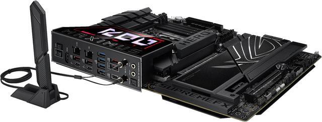 Alt view image 11 of 13 - ASUS ROG MAXIMUS Z890 HERO Intel® Z890 LGA 1851 ATX motherboard, Advanced AI PC-ready, 22+2+1+2 stages, DDR5, WiFi 7, 3x PCIe® 5.0 M.2, Thunderbolt™ 4, USB Type-C®, AI Overclocking/Cooling/Networking