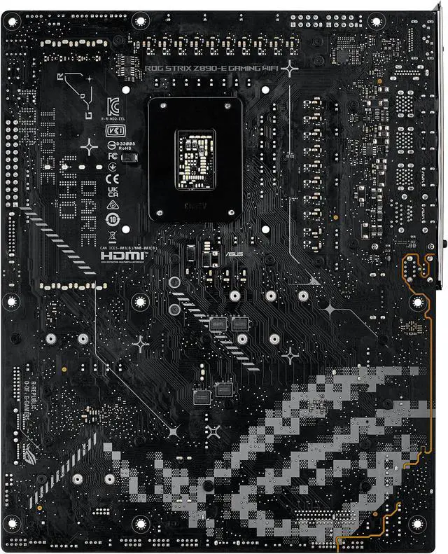Alt view image 6 of 12 - ASUS ROG STRIX Z890-E GAMING WIFI Intel® Z890 LGA 1851 ATX motherboard, Advanced AI PC-ready, 18+2+1+2 stages, DDR5, WiFi 7, 7x M.2, Thunderbolt™ 4, USB Type-C®, AI Overclocking, Cooling & Networking