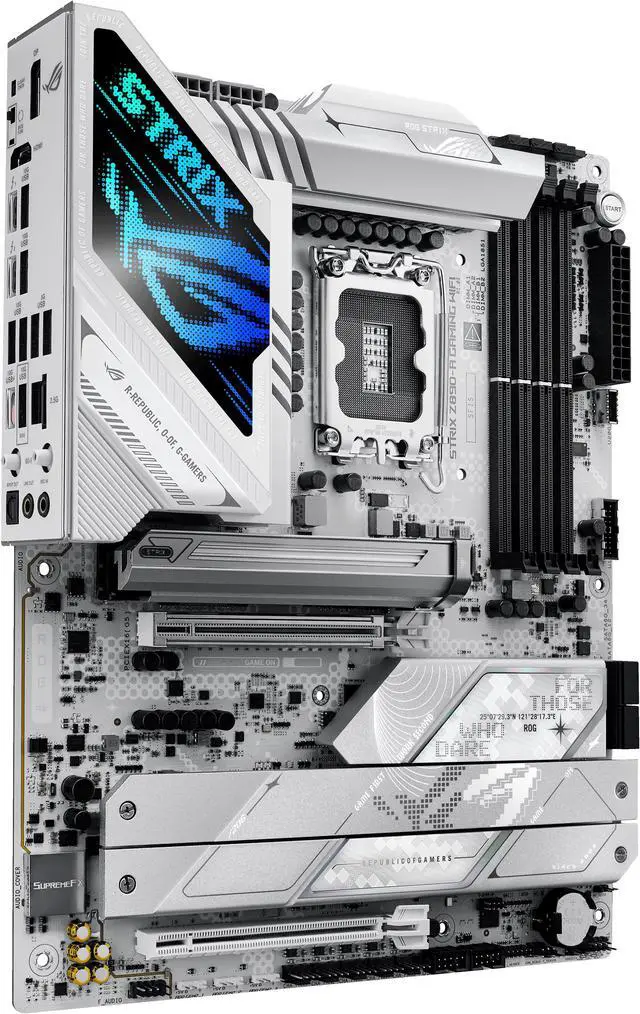 Alt view image 4 of 15 - ASUS ROG STRIX Z890-A GAMING WIFI Z890 LGA 1851 ATX motherboard, Intel® Core™ Ultra Series 2 Ready, Advanced AI PC-ready, 16+2+1+2 stages, DDR5, WiFi 7, 2.5G, 5x M.2, Thunderbolt™ 4, USB Type-C, AI OC