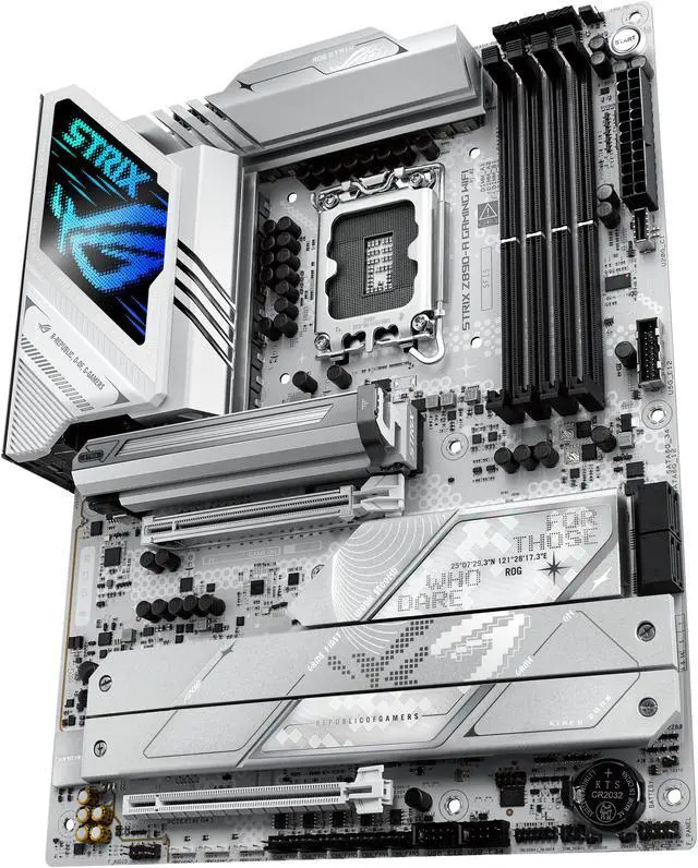 Alt view image 5 of 15 - ASUS ROG STRIX Z890-A GAMING WIFI Z890 LGA 1851 ATX motherboard, Intel® Core™ Ultra Series 2 Ready, Advanced AI PC-ready, 16+2+1+2 stages, DDR5, WiFi 7, 2.5G, 5x M.2, Thunderbolt™ 4, USB Type-C, AI OC
