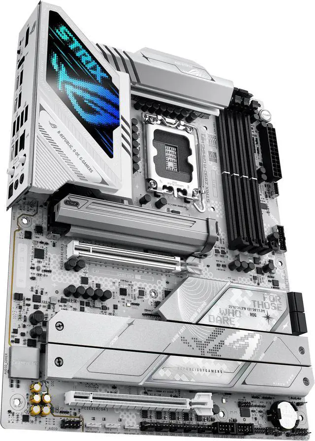 Alt view image 6 of 15 - ASUS ROG STRIX Z890-A GAMING WIFI Z890 LGA 1851 ATX motherboard, Intel® Core™ Ultra Series 2 Ready, Advanced AI PC-ready, 16+2+1+2 stages, DDR5, WiFi 7, 2.5G, 5x M.2, Thunderbolt™ 4, USB Type-C, AI OC
