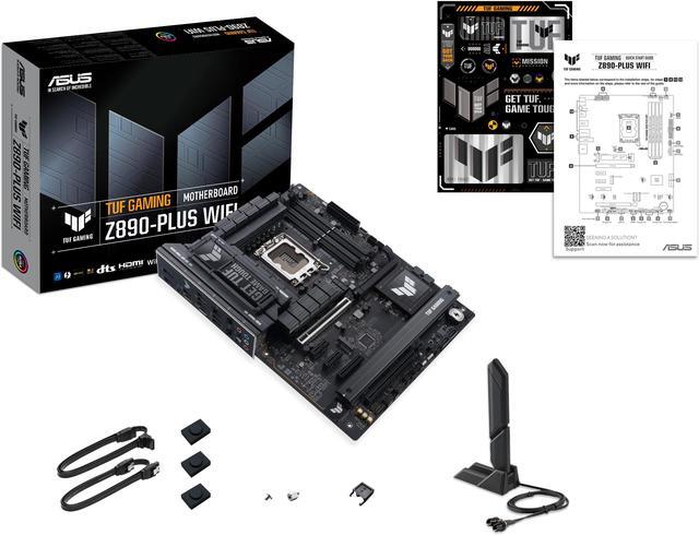 Alt view image 10 of 9 - ASUS TUF GAMING Z890-PLUS WIFI Z890 LGA 1851 ATX motherboard, Intel® Core™ Ultra Series 2 Ready, Advanced AI PC-ready, 16+1+2+1 stages, DDR5, PCIe® 5.0, Thunderbolt™ 4 Type-C®, 4x M.2, Wi-Fi 7, 2.5Gb