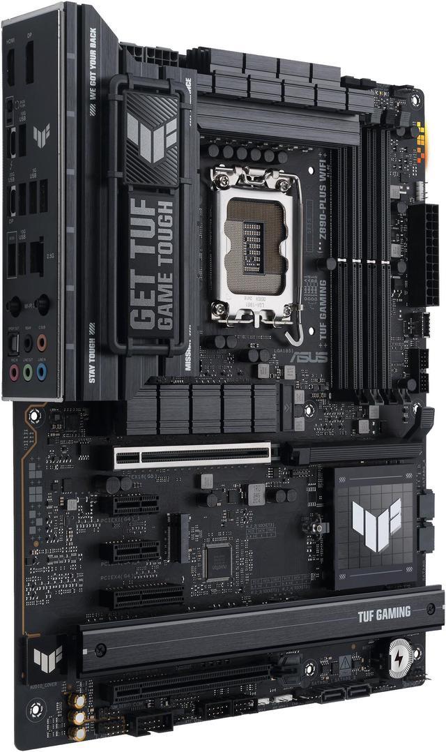 Alt view image 4 of 9 - ASUS TUF GAMING Z890-PLUS WIFI Z890 LGA 1851 ATX motherboard, Intel® Core™ Ultra Series 2 Ready, Advanced AI PC-ready, 16+1+2+1 stages, DDR5, PCIe® 5.0, Thunderbolt™ 4 Type-C®, 4x M.2, Wi-Fi 7, 2.5Gb