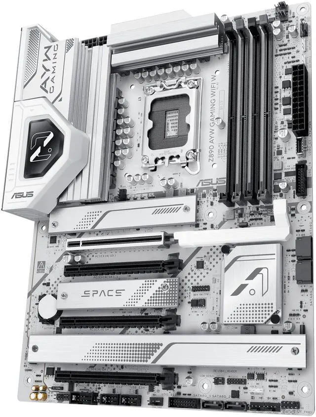 Alt view image 7 of 11 - ASUS Z890 AYW GAMING WIFI W ATX Z890 motherboard, Intel Core Ultra Series 2 Ready, Advanced AI PC-ready, 16+1+2+1 stages, DDR5, PCIe 5.0, Thunderbolt 4, USB Type-C, 4 x M.2, Wi-Fi 7,  2.5Gb LAN