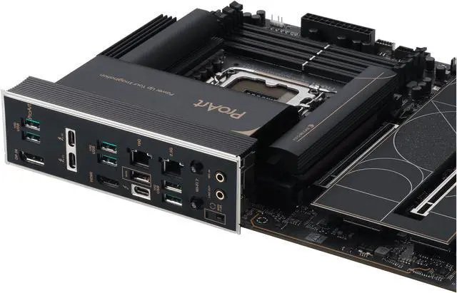 Alt view image 9 of 10 - ASUS ProArt Z890-CREATOR WIFI Z890 LGA 1851 ATX Motherboard, Intel® Core™ Ultra Processor Series 2 Ready, 16+2+1+2 stages, PCIe® 5.0, DDR5, Thunderbolt™ 5 Type-C®, 10+2.5 Gb LAN, WiFi 7, 5x M.2, AI OC