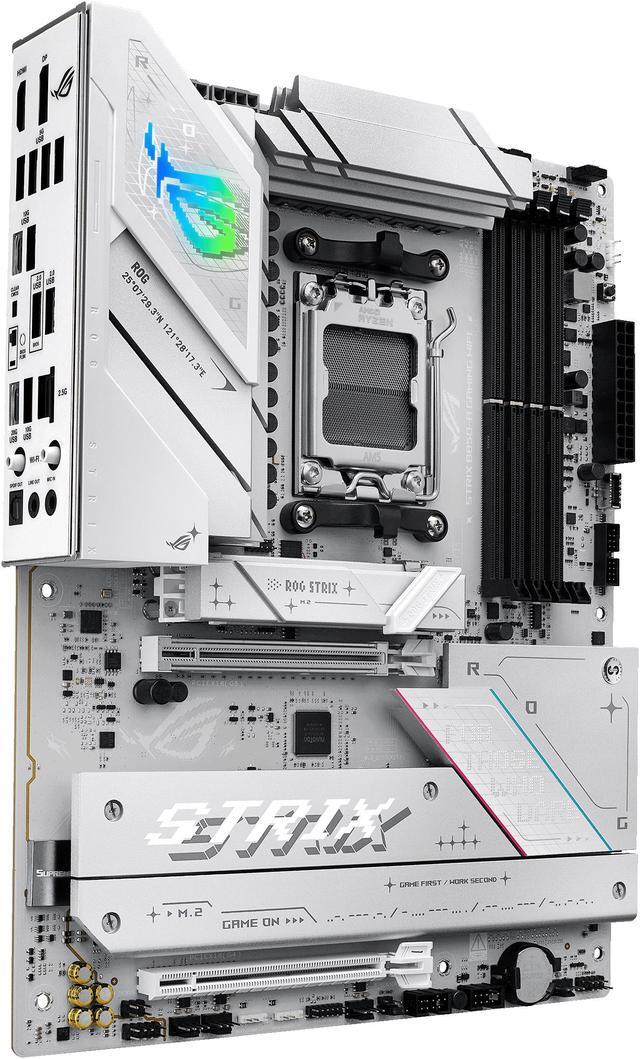 Alt view image 3 of 8 - ASUS ROG STRIX B850-A GAMING WIFI AMD AM5 B850 ATX motherboard 14+2+2 power stages, DDR5 AEMP, 2.5G LAN, WiFi 7 with Q-Antenna, 4x M.2, PCIe 5.0, USB 20Gbps Type-C, AI Networking II, ASUS AI Advisor