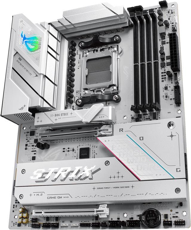 Alt view image 4 of 8 - ASUS ROG STRIX B850-A GAMING WIFI AMD AM5 B850 ATX motherboard 14+2+2 power stages, DDR5 AEMP, 2.5G LAN, WiFi 7 with Q-Antenna, 4x M.2, PCIe 5.0, USB 20Gbps Type-C, AI Networking II, ASUS AI Advisor