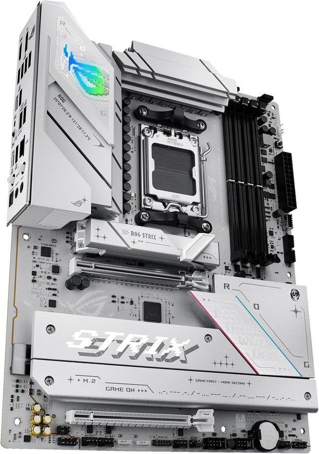 Alt view image 5 of 8 - ASUS ROG STRIX B850-A GAMING WIFI AMD AM5 B850 ATX motherboard 14+2+2 power stages, DDR5 AEMP, 2.5G LAN, WiFi 7 with Q-Antenna, 4x M.2, PCIe 5.0, USB 20Gbps Type-C, AI Networking II, ASUS AI Advisor
