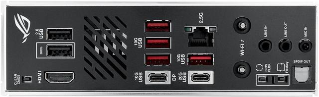 Alt view image 6 of 7 - ASUS ROG STRIX B850-I GAMING WIFI AMD AM5 B850 Mini-ITX mITX motherboard 10+2+1 stages, DDR5 , 2.5G LAN, WiFi 7, 2x M.2, PCIe 5.0 x16, USB 20Gbps Type-C, AI Overclocking, AI Networking II, Aura Sync