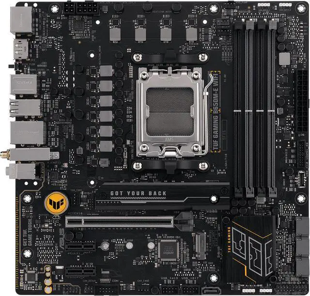 Alt view image 4 of 12 - ASUS TUF GAMING B650M-E WIFI AMD Socket AM5 Micro-ATX Motherboard, DDR5, for AMD Ryzen™ 7000 Series