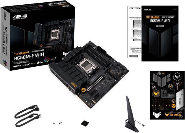 Alt view image 12 of 12 - ASUS TUF GAMING B650M-E WIFI AMD Socket AM5 Micro-ATX Motherboard, DDR5, for AMD Ryzen™ 7000 Series