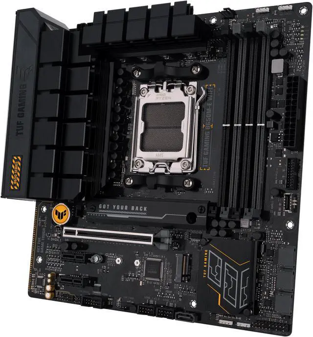 Alt view image 6 of 12 - ASUS TUF GAMING B650M-E WIFI AMD Socket AM5 Micro-ATX Motherboard, DDR5, for AMD Ryzen™ 7000 Series