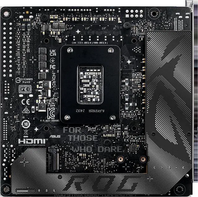 Alt view image 4 of 6 - ASUS ROG STRIX B860-I GAMING WIFI B860 LGA 1851 mITX Mini-ITX motherboard, Intel Core Ultra Series 2 Ready, Advanced AI ready, 10+1+2+1 stage, DDR5, 2.5G LAN, WiFi7, M.2, Thunderbolt 4, USB Type-C