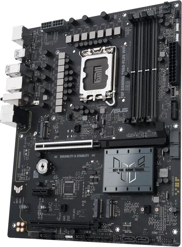 Alt view image 5 of 8 - ASUS TUF GAMING B860-PLUS WIFI B860 LGA 1851 ATX motherboard, Intel Core Ultra Series 2 Ready, Advanced AI PC-ready, 12+1+2+1 stages, DDR5 ,PCIe 5.0, 3x M.2, Wi-Fi 7,  2.5Gb LAN, USB 20Gbps Type-C
