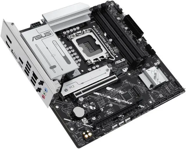 Alt view image 5 of 8 - ASUS PRIME B860M-A WIFI-CSM B860 LGA 1851 mATX motherboard, Intel® Core™ Ultra Series 2 Ready, Advanced AI PC-ready, 7+1+1+1 stage, DDR5, PCIe 5.0 x16, HDMI, USB 20Gbps Type-C®, 2x M.2, WiFi 6E, 2.5Gb LAN