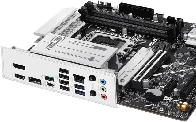 Alt view image 7 of 8 - ASUS PRIME B860M-A WIFI-CSM B860 LGA 1851 mATX motherboard, Intel® Core™ Ultra Series 2 Ready, Advanced AI PC-ready, 7+1+1+1 stage, DDR5, PCIe 5.0 x16, HDMI, USB 20Gbps Type-C®, 2x M.2, WiFi 6E, 2.5Gb LAN