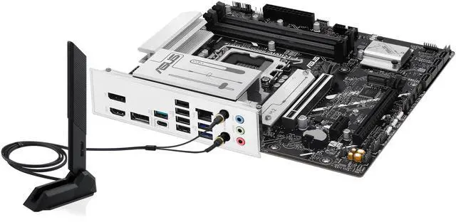 Alt view image 8 of 8 - ASUS PRIME B860M-A WIFI-CSM B860 LGA 1851 mATX motherboard, Intel® Core™ Ultra Series 2 Ready, Advanced AI PC-ready, 7+1+1+1 stage, DDR5, PCIe 5.0 x16, HDMI, USB 20Gbps Type-C®, 2x M.2, WiFi 6E, 2.5Gb LAN