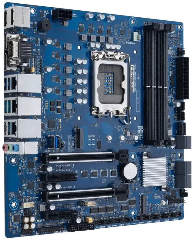 Main image of ASUS Q670EM-IM-A IoT motherboard, Supports up to 125-watt Intel® 13th/12th Gen processors, LGA1700