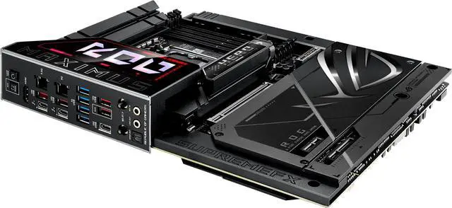 Alt view image 5 of 10 - ASUS ROG MAXIMUS Z890 HERO BTF Z890 LGA 1851 ATX motherboard, hidden-connector design, Advanced AI PC Ready, 22+1+2+2 stages, DDR5, WiFi 7, 2.5G LAN, 6x M.2, PCIe 5.0, Thunderbolt™ 4, USB Type-C®, AI OC