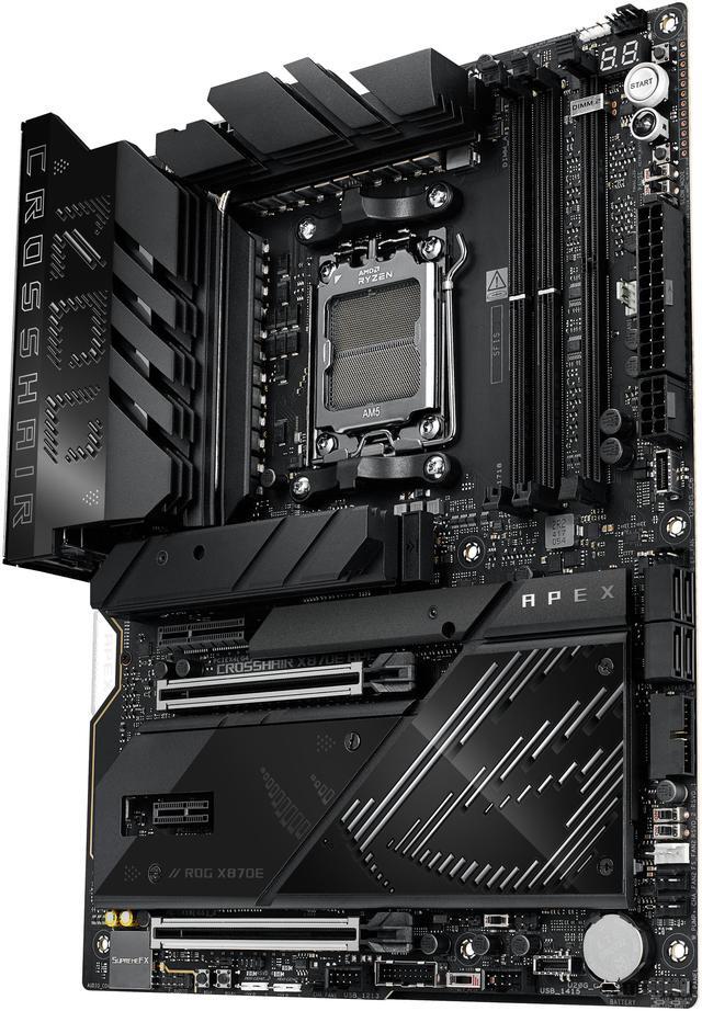 Alt view image 6 of 11 - ASUS ROG CROSSHAIR X870E APEX AMD X870E AM5 ATX motherboard, Advanced AI PC-ready, 18+2+2 stages, DDR5, ROG Memory Fan, ROG DIMM.2 Card, Wi-Fi 7, 5G LAN, 3x M.2, PCIe® 5.0, USB4® , USB Type-C®, AI OC