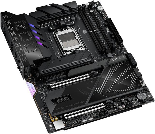 Alt view image 7 of 11 - ASUS ROG CROSSHAIR X870E APEX AMD X870E AM5 ATX motherboard, Advanced AI PC-ready, 18+2+2 stages, DDR5, ROG Memory Fan, ROG DIMM.2 Card, Wi-Fi 7, 5G LAN, 3x M.2, PCIe® 5.0, USB4® , USB Type-C®, AI OC