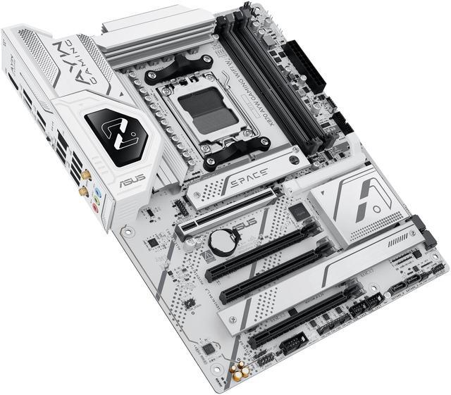 Alt view image 9 of 11 - ASUS X870 AYW GAMING WIFI W AMD X870 AM5 ATX motherboard, 12+2+1 80A DrMOS power stages, DDR5, PCIe 5.0 Ready, PCIe 5.0 x16, 3x M.2, Wi-Fi 6, 2.5Gb LAN, HDMI, USB4, USB 20Gbps Type-C, Aura Sync