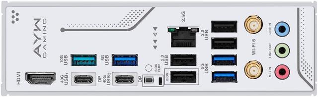 Alt view image 10 of 11 - ASUS X870 AYW GAMING WIFI W AMD X870 AM5 ATX motherboard, 12+2+1 80A DrMOS power stages, DDR5, PCIe 5.0 Ready, PCIe 5.0 x16, 3x M.2, Wi-Fi 6, 2.5Gb LAN, HDMI, USB4, USB 20Gbps Type-C, Aura Sync
