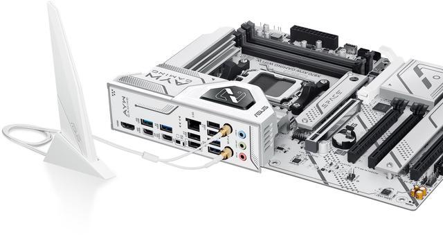 Alt view image 12 of 11 - ASUS X870 AYW GAMING WIFI W AMD X870 AM5 ATX motherboard, 12+2+1 80A DrMOS power stages, DDR5, PCIe 5.0 Ready, PCIe 5.0 x16, 3x M.2, Wi-Fi 6, 2.5Gb LAN, HDMI, USB4, USB 20Gbps Type-C, Aura Sync