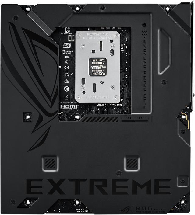 Alt view image 7 of 9 - ASUS ROG CROSSHAIR X870E EXTREME AMD X870E AM5 E-ATX Gaming Motherboard - 20+2+2 Power Stages, DDR5, PCIe 5.0, 5x M.2, 5G & 10G LAN, Wi-Fi 7, USB4 Type-C, 5" LCD, AI Overclocking & Networking