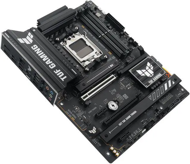 Alt view image 7 of 10 - ASUS TUF GAMING B650E-PLUS WIFI AMD B650 ATX motherboard, 12+2+1 80A DrMOS power stages, DDR5, PCIe 5.0 Ready, 3x M.2, Wi-Fi 6E, 2.5Gb LAN, DisplayPort, HDMI, USB Type-C, BIOS FlashBack, Aura Sync