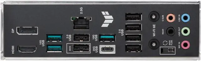 Alt view image 8 of 10 - ASUS TUF GAMING B650E-PLUS WIFI AMD B650 ATX motherboard, 12+2+1 80A DrMOS power stages, DDR5, PCIe 5.0 Ready, 3x M.2, Wi-Fi 6E, 2.5Gb LAN, DisplayPort, HDMI, USB Type-C, BIOS FlashBack, Aura Sync