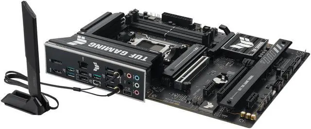 Alt view image 9 of 10 - ASUS TUF GAMING B650E-PLUS WIFI AMD B650 ATX motherboard, 12+2+1 80A DrMOS power stages, DDR5, PCIe 5.0 Ready, 3x M.2, Wi-Fi 6E, 2.5Gb LAN, DisplayPort, HDMI, USB Type-C, BIOS FlashBack, Aura Sync