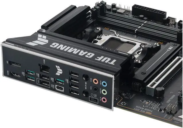 Alt view image 10 of 10 - ASUS TUF GAMING B650E-PLUS WIFI AMD B650 ATX motherboard, 12+2+1 80A DrMOS power stages, DDR5, PCIe 5.0 Ready, 3x M.2, Wi-Fi 6E, 2.5Gb LAN, DisplayPort, HDMI, USB Type-C, BIOS FlashBack, Aura Sync