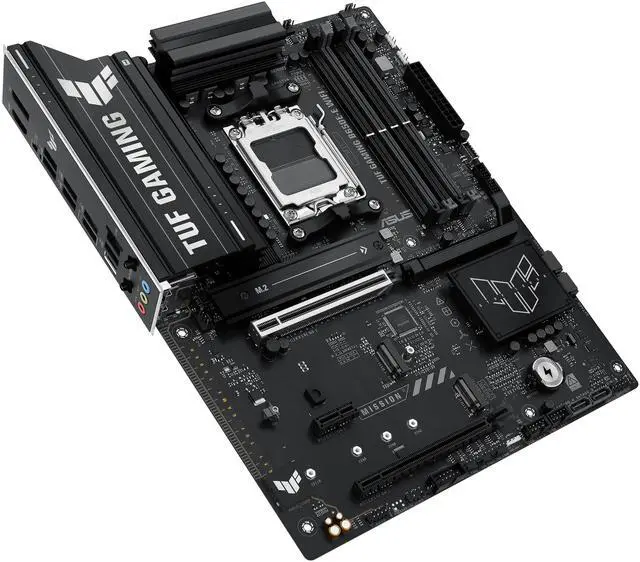 Alt view image 5 of 9 - ASUS TUF GAMING B650E-E WIFI AMD AM5 B650 ATX motherboard, 8+2+1 80A DrMOS stage, DDR5, PCIe 5.0 Ready, 3x M.2, Wi-Fi 6E, 2.5 Gb LAN, DisplayPort, HDMI, USB 20Gbps Type-C, BIOS FlashBack, Aura Sync