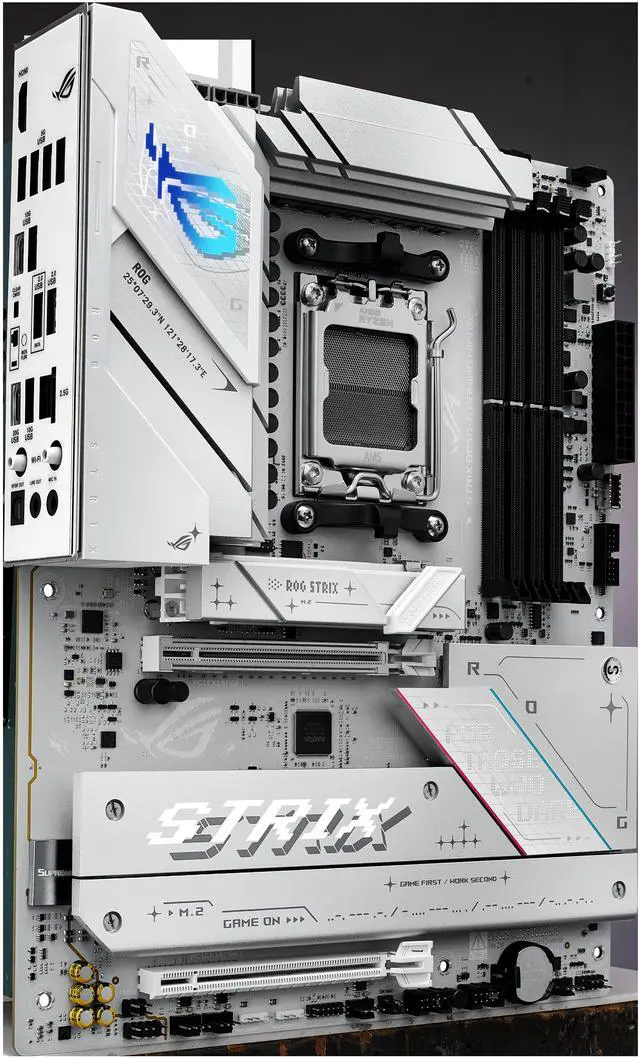 Alt view image 3 of 9 - ASUS ROG STRIX B850-A GAMING WIFI R2 AMD AM5 B850 ATX motherboard with 14+2+1 power stages, DDR5 support with AEMP, WiFi 7, 4x M.2, PCIe 5.0 x16, USB 20Gbps Type-C, ASUS AI Advisor, AI Networking II